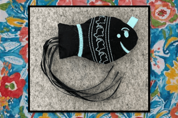 Cat Fish Toy in the Hoop Review for Apparel