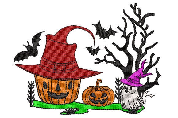 Halloween Pumpkin Bats Ghost Tree Review
