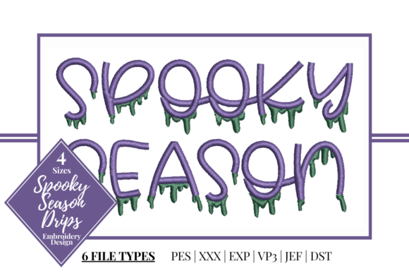 Review: Spooky Season Drips Embroidery Design