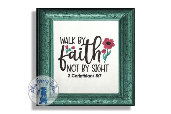 Review: Walk by Faith Not by Sight Embroidery
