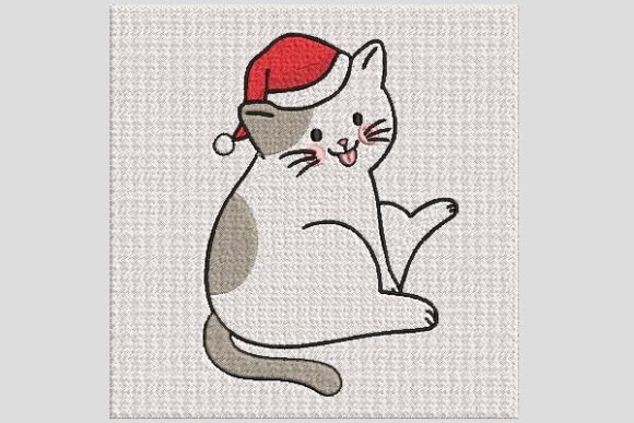 Reviewing Christmas White Cat for Etsy Sellers