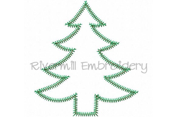 Zig Zag Applique Christmas Tree Review
